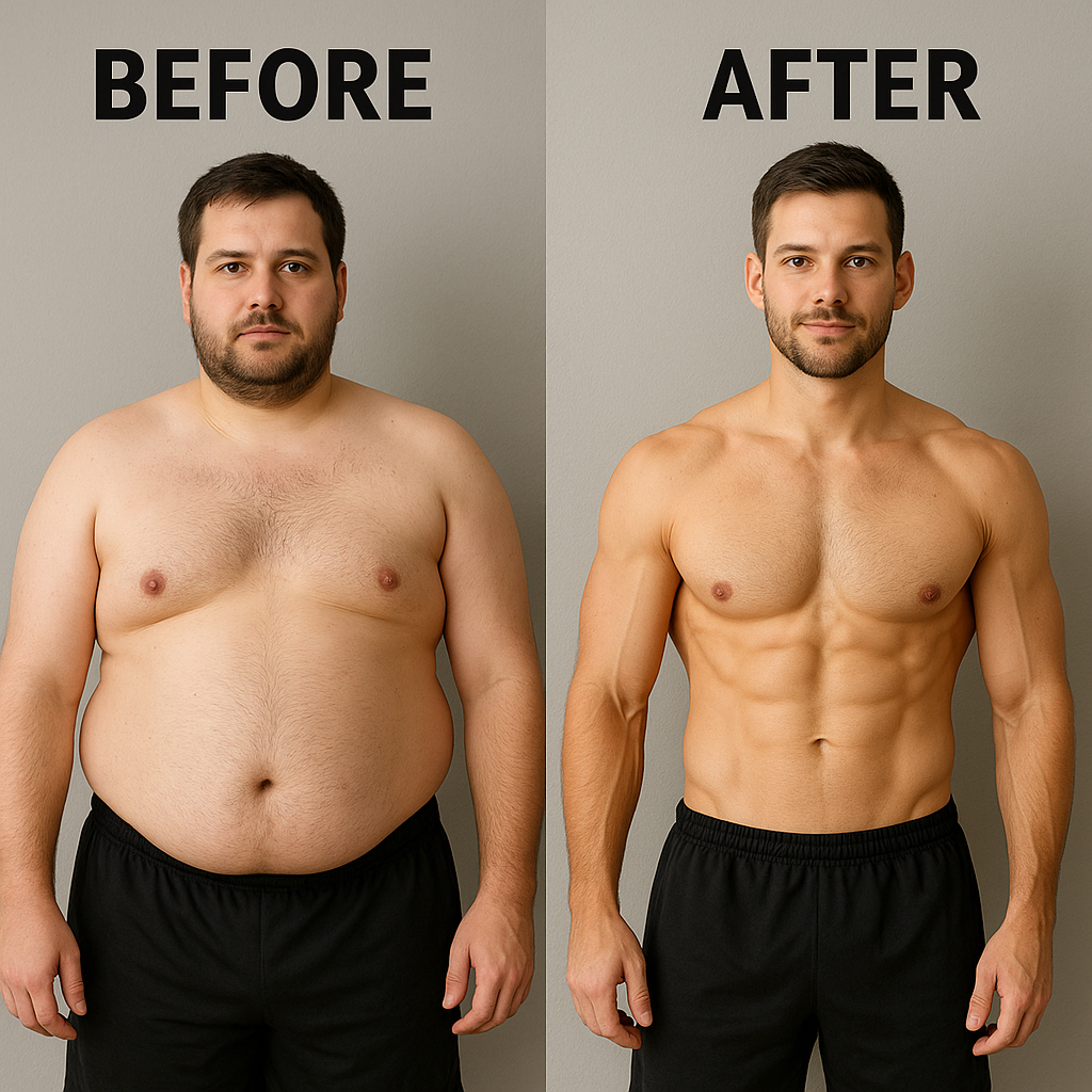 Before and After BODY TRANSFORMATION